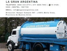 Tablet Screenshot of lagranargentina.com